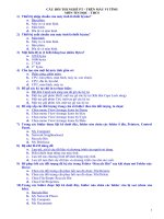 60 câu hỏi (có đáp án) thi nghề môn tin học