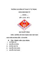 KHÁI NIỆN hệ THỐNG CHÍNH TRỊ và cấu TRÚC 