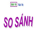 So sánh ngữ văn lớp 6