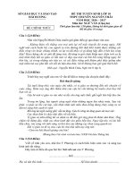 Đề thi vào 10 chuyên Văn - Nguyễn Trãi Hải Dương 2016-2017