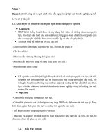 Liên hệ công tác hoạch định nhu cầu nguyên vật liệu tại doanh nghiệp cụ thể