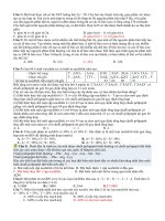 bài tập sinh học ôn 2016