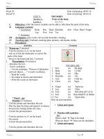 GIÁO ÁN TIẾNG ANH 6  HKII