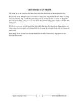 Đồ án công nghệ may thời trang