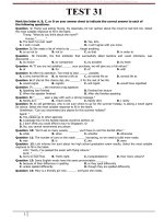 ĐỀ KIỂM TRA ANH 12 KÌ II