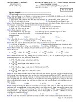 Bộ đề thi thử THPT Quốc gia năm 2016 môn Sinh học - Số 2