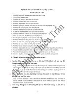 NHẬN ĐỊNH và ôn tập PHÁP LUẬT đại CƯƠNG