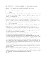 ĐỀ CƯƠNG kỹ THUẬT NGHIỆP vụ NGOẠI THƯƠNG 