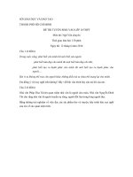 Đề thi tuyển sinh vào lớp 10 THPT môn Ngữ văn sở GD&ĐT thành phố Hồ Chí Minh năm 2016 - 2017 (Chuyên)