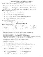 de cuong on tap giai tich 12 chuong 1