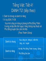 Danh từ tiếp theo (ngữ văn 6)