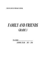 Giáo án tiếng anh grade 3 