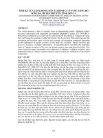 SINH KẾ CỦA CỘNG ĐỒNG DÂN TÁI ĐỊNH CƯ Ở VÙNG LÒNG HỒ SÔNG ĐÀ, HUYỆN PHÙ YÊN, TỈNH SƠN LA
