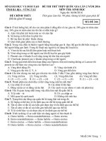 THI THU THPT QG LAN 2 - TINH BA RIA VUNG TAU