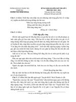 Đề thi học sinh giỏi môn Ngữ văn lớp 9 năm học 2013 - 2014 trường THCS Hồng Dương, Hà Nội