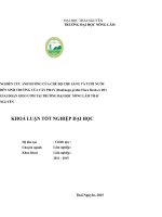 Luận văn nghiên cứu ảnh hưởng của chế độ che sáng, tưới nước đến sinh trưởng của cây phay (duabanga grahis flora roxb ex DC) giai đoạn gieo ươm tại trường đại học nông lâm thái nguyên 