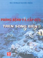 Ebook phòng bệnh và cấp cứu trên sông, biển  phần 1