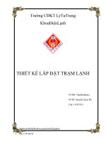 THIẾT kế lắp đặt TRẠM LẠNH (2) 