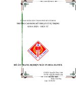 ĐỒ án TRANG bị điện máy IN HOA ELITEX