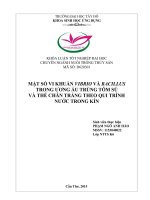 Mật số vi khuẩn vibrio và bacillus trong ương ấu trùng tôm sú và thẻ chân trắng theo qui trình nước trong kín 