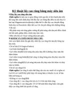 kỹ thuật lấy cao răng bằng máy siêu âm 