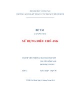 SỬ DỤNG ĐIỀU CHẾ ASK