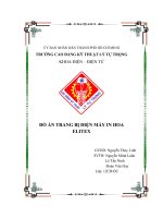 ĐỒ án TRANG bị điện máy IN HOA ELITEX 2