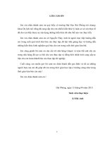 Thực trạng và giải pháp nhằm nâng cao chất lượng phục vụ của bộ phận bàn tại nhà hàng  nhật ginpei 