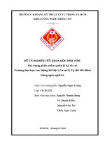 Xây dựng phần mềm quản lý ký túc xá trường đại học lao động xã hội ( cơ sở 2) tp hồ chí minh bằng ngôn ngữ c 