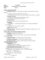 GIÁO ÁN TIẾNG ANH 8 UNIT 3