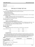 TỔNG QUAN văn học VIỆT NAM 