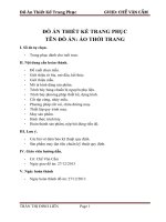 Đồ án thiết kế trang phục áo THỜI TRANG 4 1