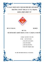 Đồ án trang bị điện   mô HÌNH điều KHIỂN ĐỘNG cơ DC và ĐỘNG cơ bước 