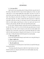 Đánh giá năng lực cạnh tranh của một số cảng hàng rời trên địa bàn hải phòng 