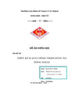 THIẾT kế MẠCH CHỐNG TRỘM DÙNG TIA HỒNG NGOẠI 