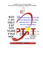 Luận văn Hoàn thiện Kế toán doanh thu chi phí và xác định kết quả kinh doanh tại công ty TNHH truyền thông Phan Quang