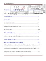 đồ án trang bị điện