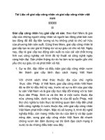 Tài liệu về giai cấp công nhân và giai cấp công nhân việt nam 