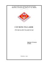 TIỂU LUẬN CONG NGHE KIM LOAI   cắt BẰNG TIA LASER  