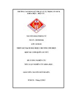 THIẾT kế MẠCH báo HIỆU CHO nồi cơm điện KHI nấu cơm QUÊN ấn nút 