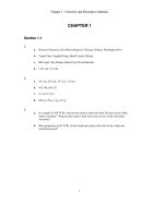 Probability and Statistics for Engineering and the Sciences student solution