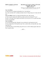 Đề thi học kì 2 môn Vật lý lớp 7 phòng GD&ĐT Tam Đảo, Vĩnh Phúc năm 2015 - 2016