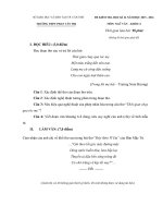 Đề thi học kì 2 môn Ngữ văn lớp 11 trường THPT Phan Văn Trị, Cần Thơ năm học 2015 - 2016