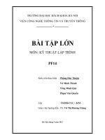 mô phỏng hoạt động hệ thống thang máy cho tòa nhà 5 tầng 
