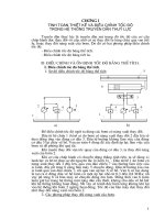CHƯƠNG 1 TÍNH TOÁN THIẾT KẾ VÀ ĐIỀU CHỈNH TỐC ĐỘ TRONG HỆ THỐNG TRUYỀN DẪN THỦY LỰC