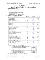 CHƯƠNG IV THIẾT KẾ MỐ CẦU VÀ MÓNG MỐ M1