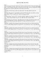 Tài liệu ôn thi quản lý dự án có đáp án 