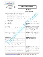 bai giang khao sat do thi ham so hay chi tiet