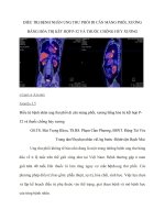 ĐIỀU TRỊ BỆNH NHÂN UNG THƯ PHỔI DI căn MÀNG PHỔI, XƯƠNG BẰNG hóa TRỊ kết hợp p 32 và THUỐC CHỐNG hủy XƯƠNG