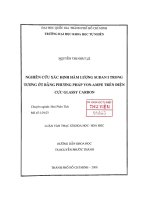 Nghiên cứu xác định hàm lượng sudan i trong tương ớt bằng phương pháp von ampe trên điện cực glassy carbon